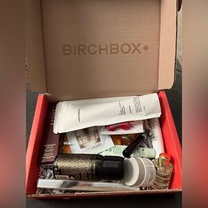 Birchbox Samples Of A Variety Of Skincare, Hair, and Makeup